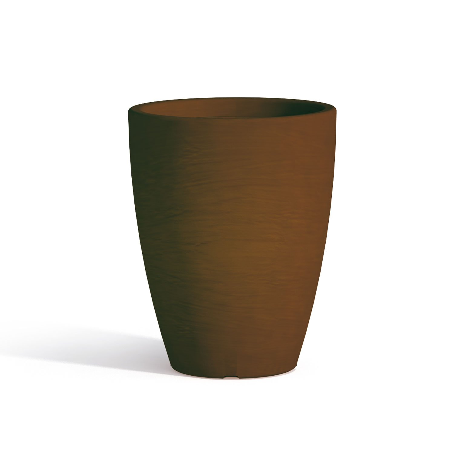 VASO VASI RESINA MODERNO TONDO MADE IN ITALY COLORE Ø30 CM H38 PIANTE FIORIERA - Foto 8 di 15