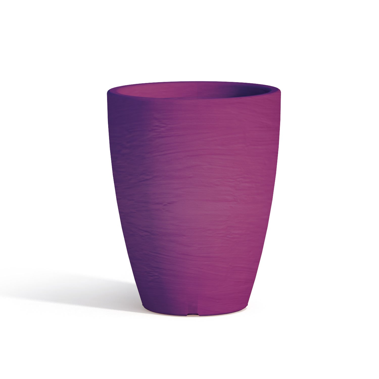 VASO VASI RESINA MODERNO TONDO MADE IN ITALY COLORE Ø30 CM H38 PIANTE FIORIERA - Foto 14 di 15