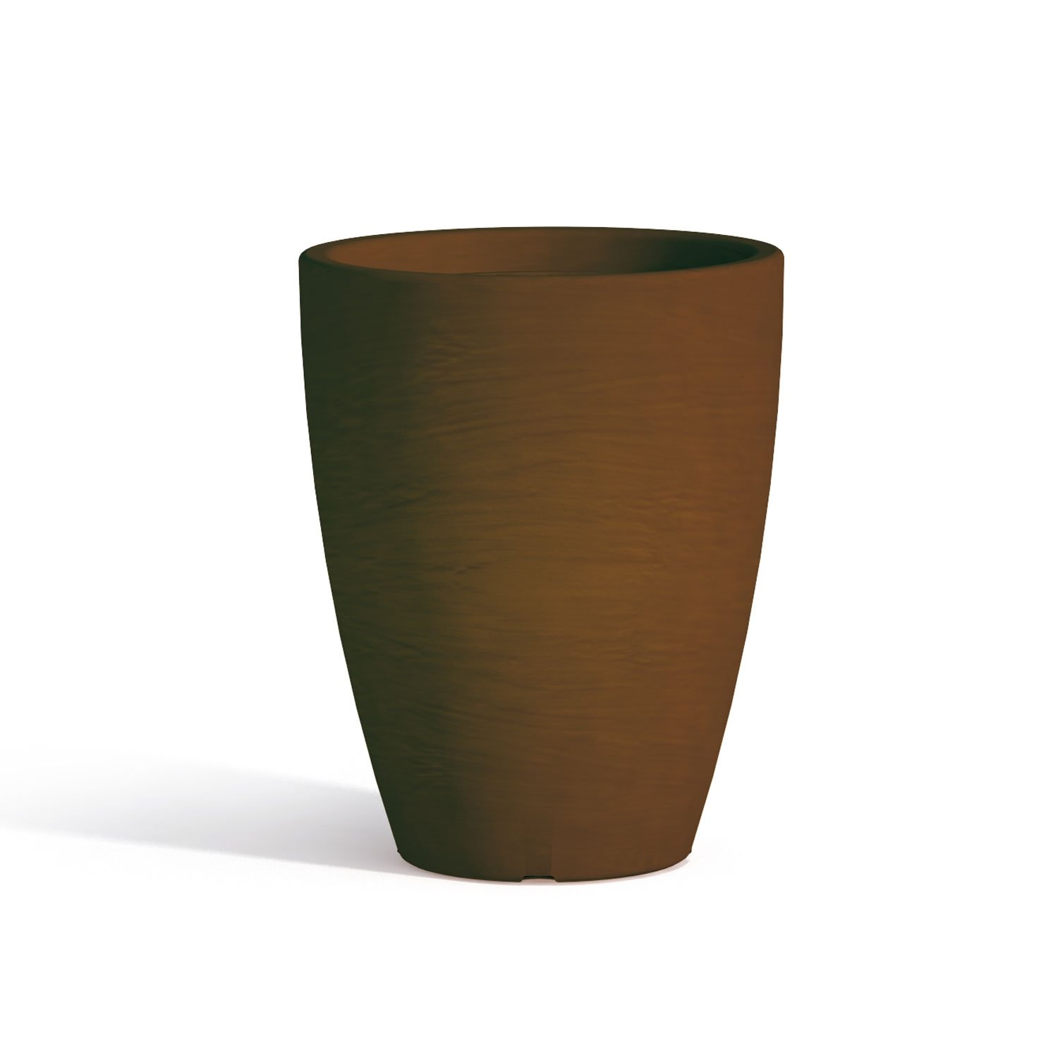 VASO VASI RESINA MODERNO TONDO MADE IN ITALY COLORE Ø30 CM H38 PIANTE FIORIERA - Foto 9 di 15
