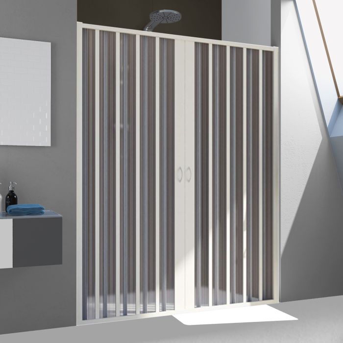 Porta Doccia in PVC mod. Flex 2 Ante con Apertura Centrale main product photo
