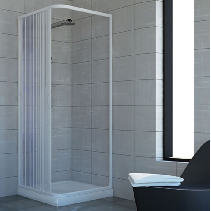 Box doccia in PVC mod. Acquario con apertura laterale main product photo