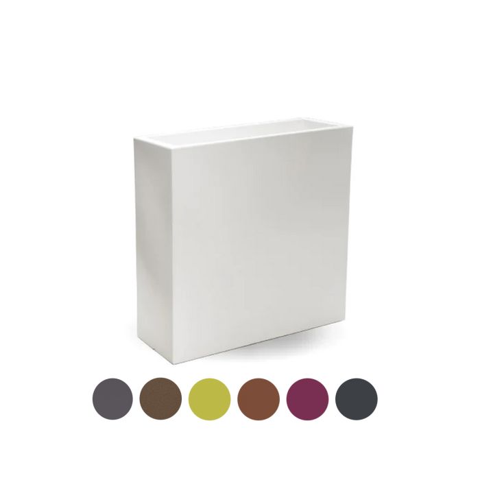 Vaso colorato Fioriera In Resina Rettangolare H 80 CM mod. Flowerpot Top main product photo