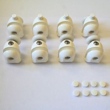 Gruppo di scorrimento per serie BLANC kit 8 pezzi